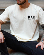 Dad Personalized est year Comfort Colors T Shirt (cali left chest)