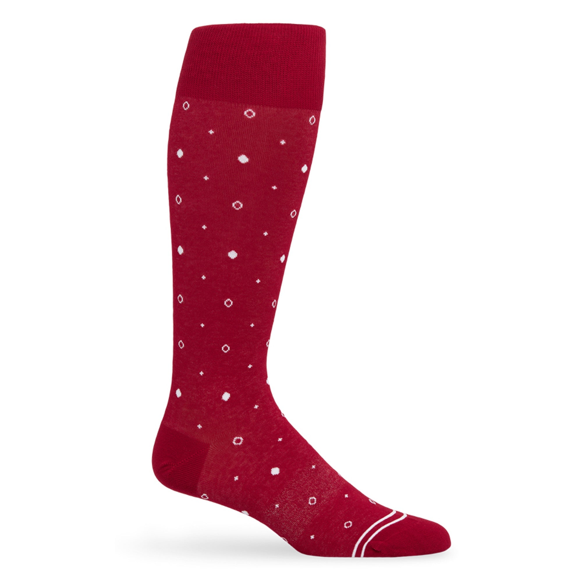 Cardinal Mixed Dots Dress Socks