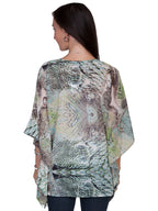 PRINTED KAFTAN BLOUSE