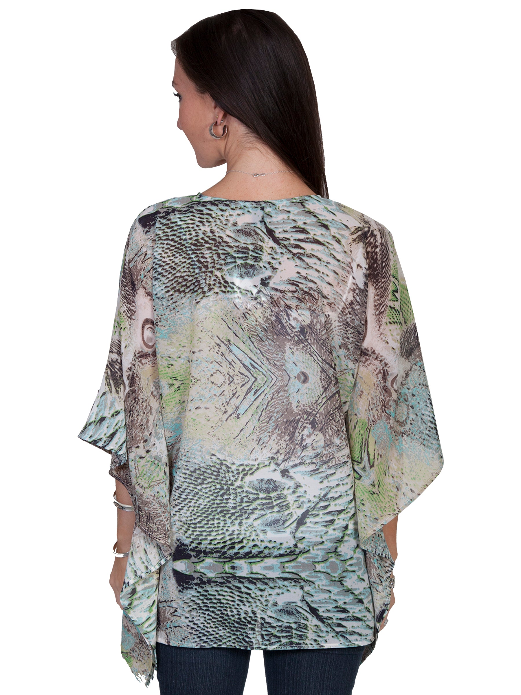 PRINTED KAFTAN BLOUSE