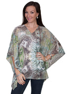 PRINTED KAFTAN BLOUSE