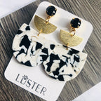Black + White Tiered Drops