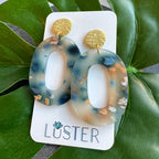Acrylic Statement Loop Unique Lightweight Earrings