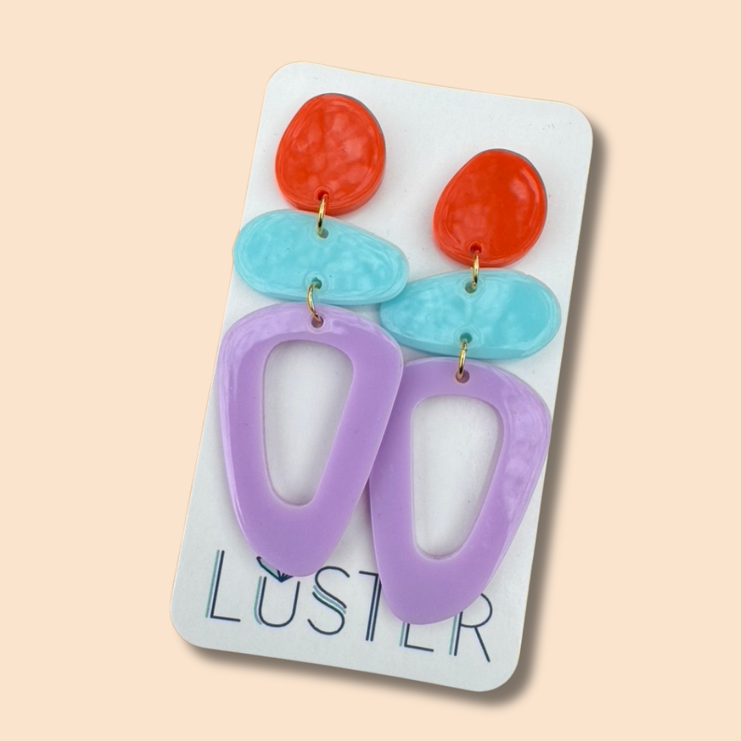 Bold Acrylic Earrings