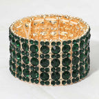 Rhinestone Crystal Stretch Evening Bracelet