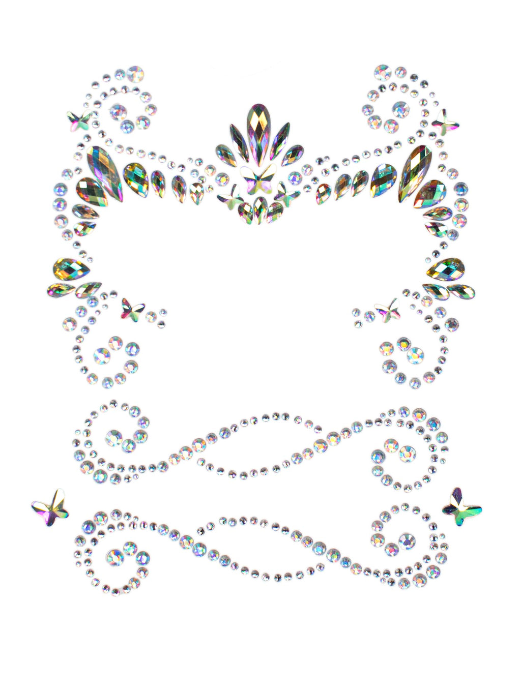 Pixie adhesive face jewels sticker.