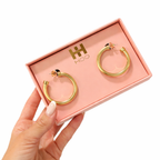 Hoops - Brushed Gold