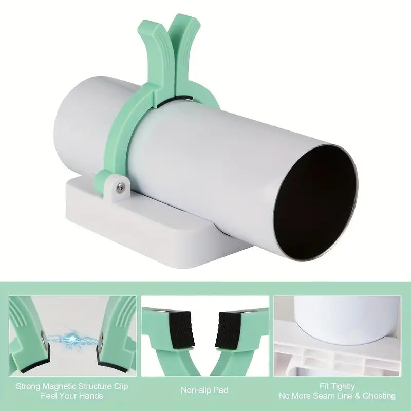 2-In-1 Sublimation Tumblers Pincher With Cup Cradle, Tumbler Clamp Grip Pinch Tool For 12-20oz Sublimation Tumblers