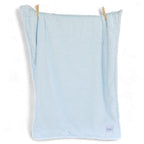 Luxury Duo Borderless Blanket - Blue/Ivory