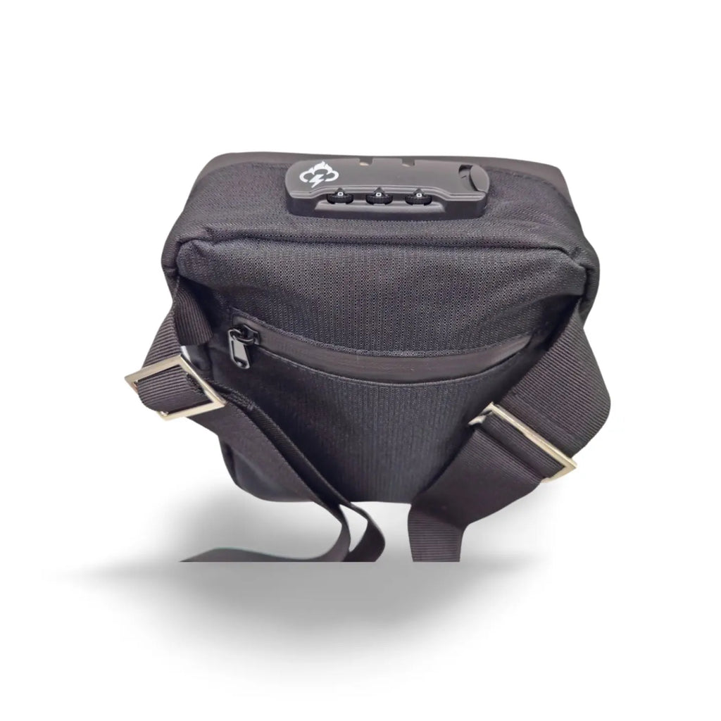 Essential Smell Proof Messenger Bag - Fashionable, Discreet + Hidden Lock (FireBar Labs x PBAL)