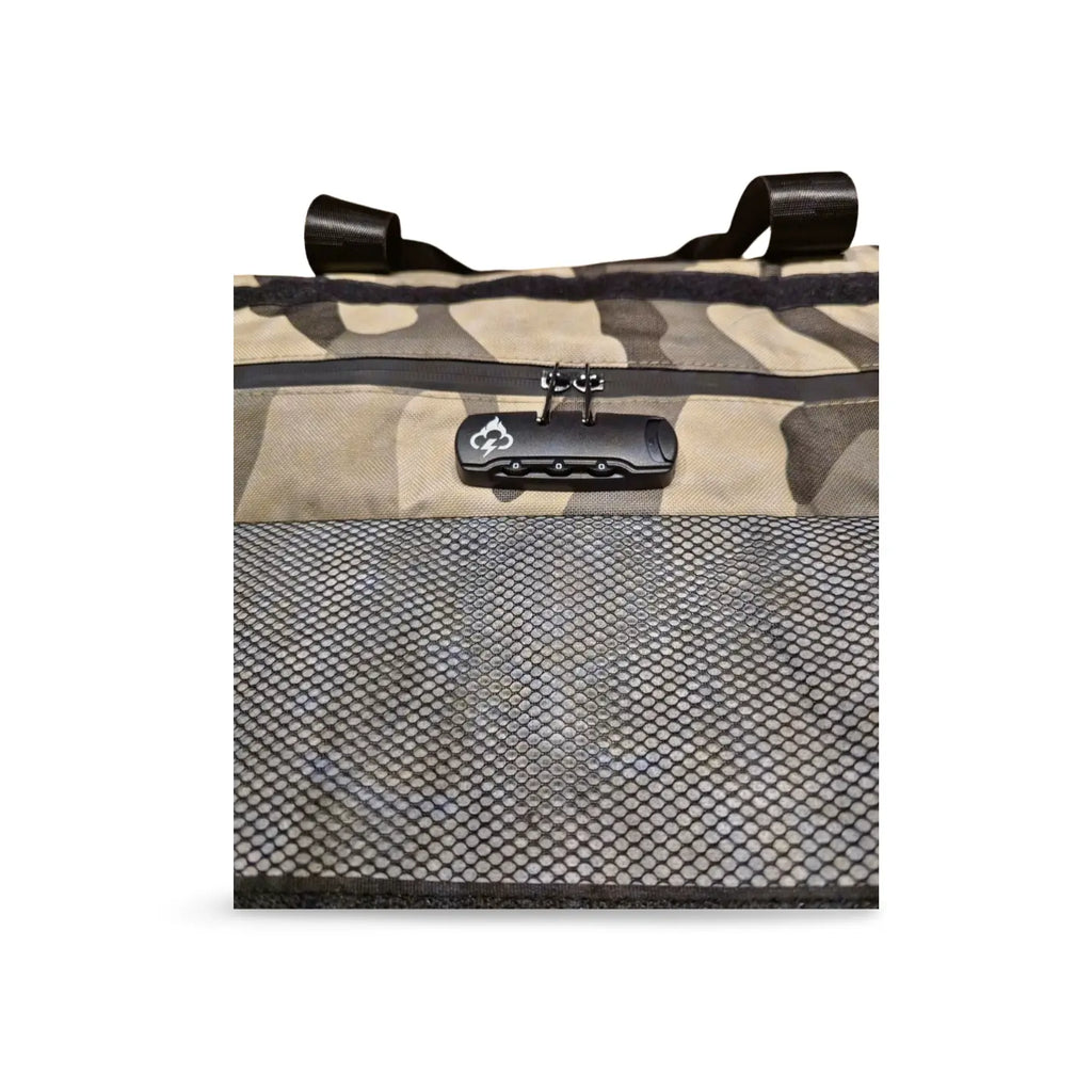 Essential Smell Proof Max Duffle Bag - Fashionable, Discreet + Hidden Lock (FireBar Labs x PBAL)