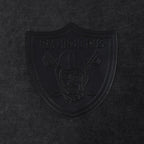 Pro Standard Raiders All-Over Logo Tee - Washed Black