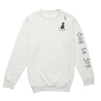 Crew Neck Fleece: Dog is Joy-Mistletoe (Holiday)