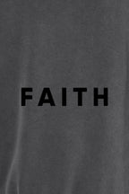 Faith Unisex Pigment-Dyed Hoodie Sweatshirt