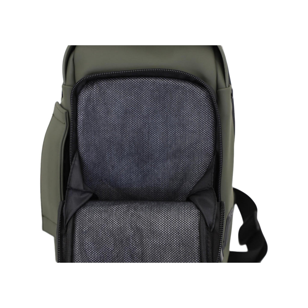 Executive Tech Smell Proof Crossbody w/USB-C Fast Charge Port + Hidden Lock (FireBar Labs x PBAL)
