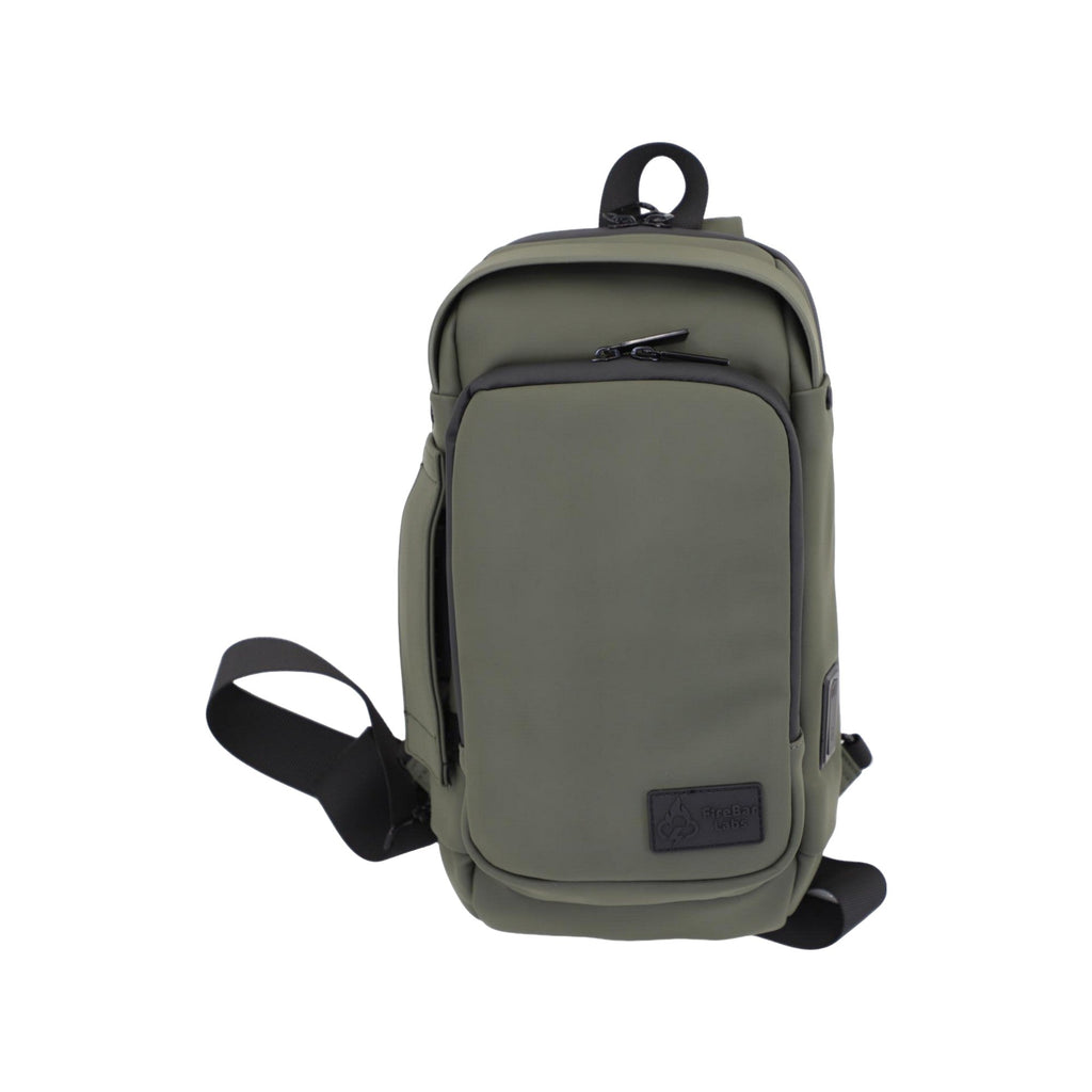 Executive Tech Smell Proof Crossbody w/USB-C Fast Charge Port + Hidden Lock (FireBar Labs x PBAL)