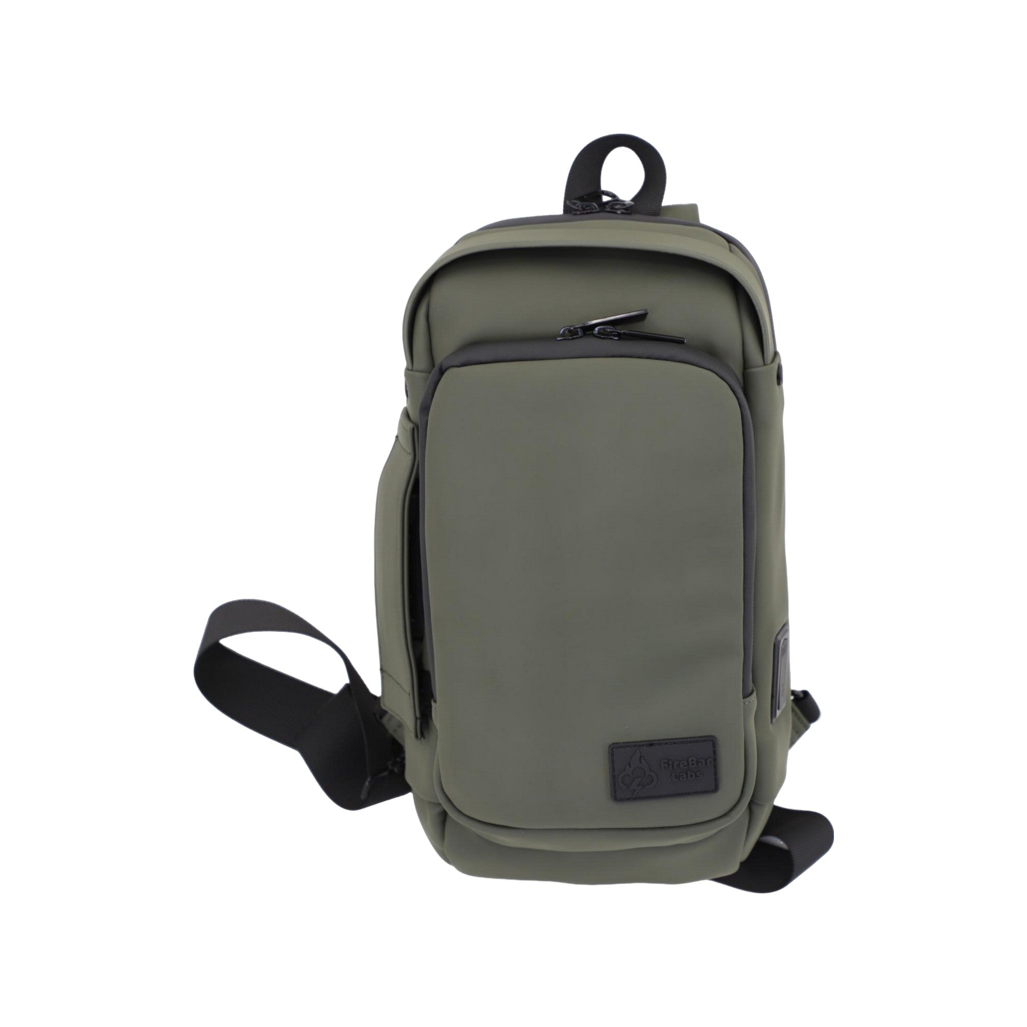 Executive Tech Smell Proof Crossbody w/USB-C Fast Charge Port + Hidden Lock (FireBar Labs x PBAL)