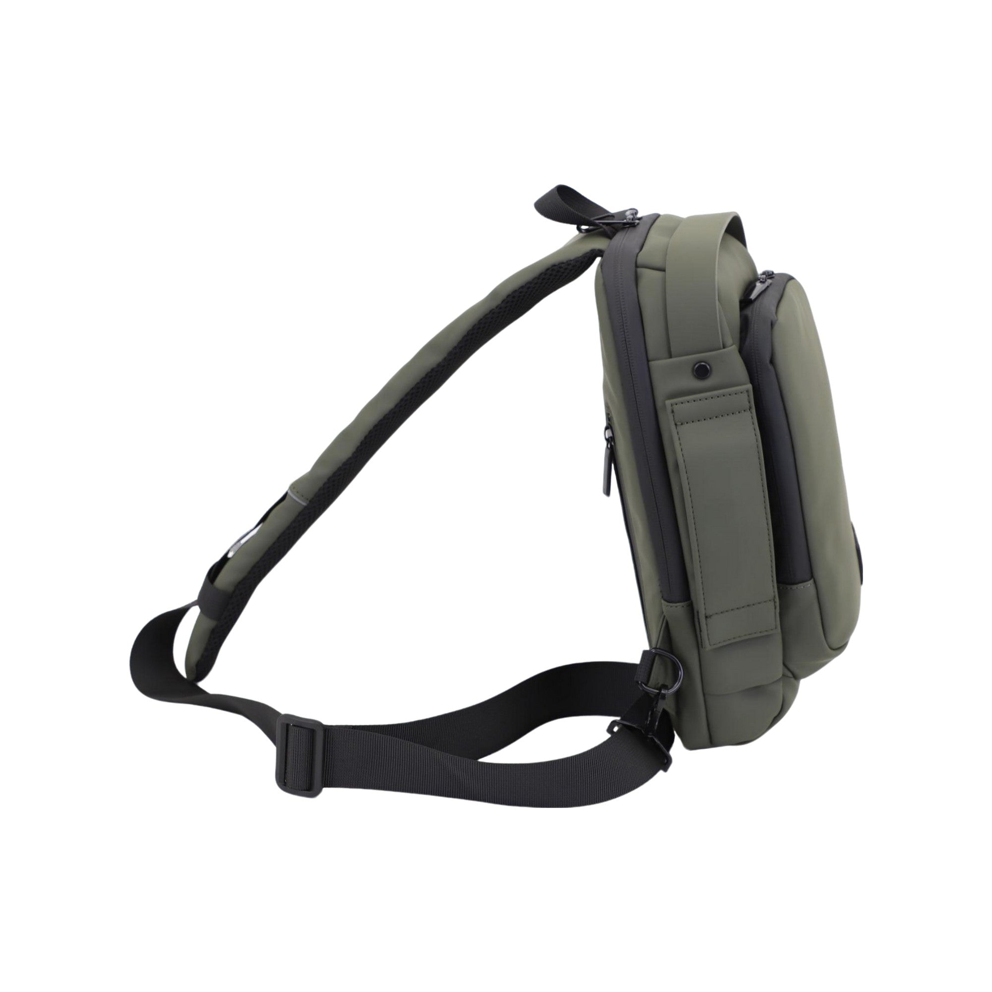 Executive Tech Smell Proof Crossbody w/USB-C Fast Charge Port + Hidden Lock (FireBar Labs x PBAL)