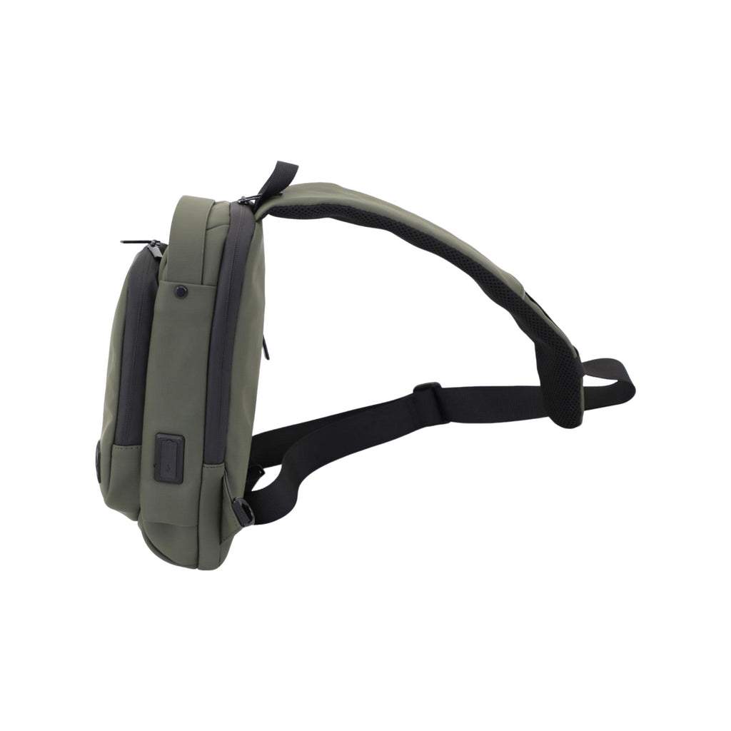 Executive Tech Smell Proof Crossbody w/USB-C Fast Charge Port + Hidden Lock (FireBar Labs x PBAL)
