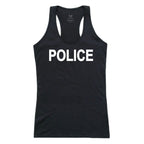Graphic Tank, Police, Black, XL