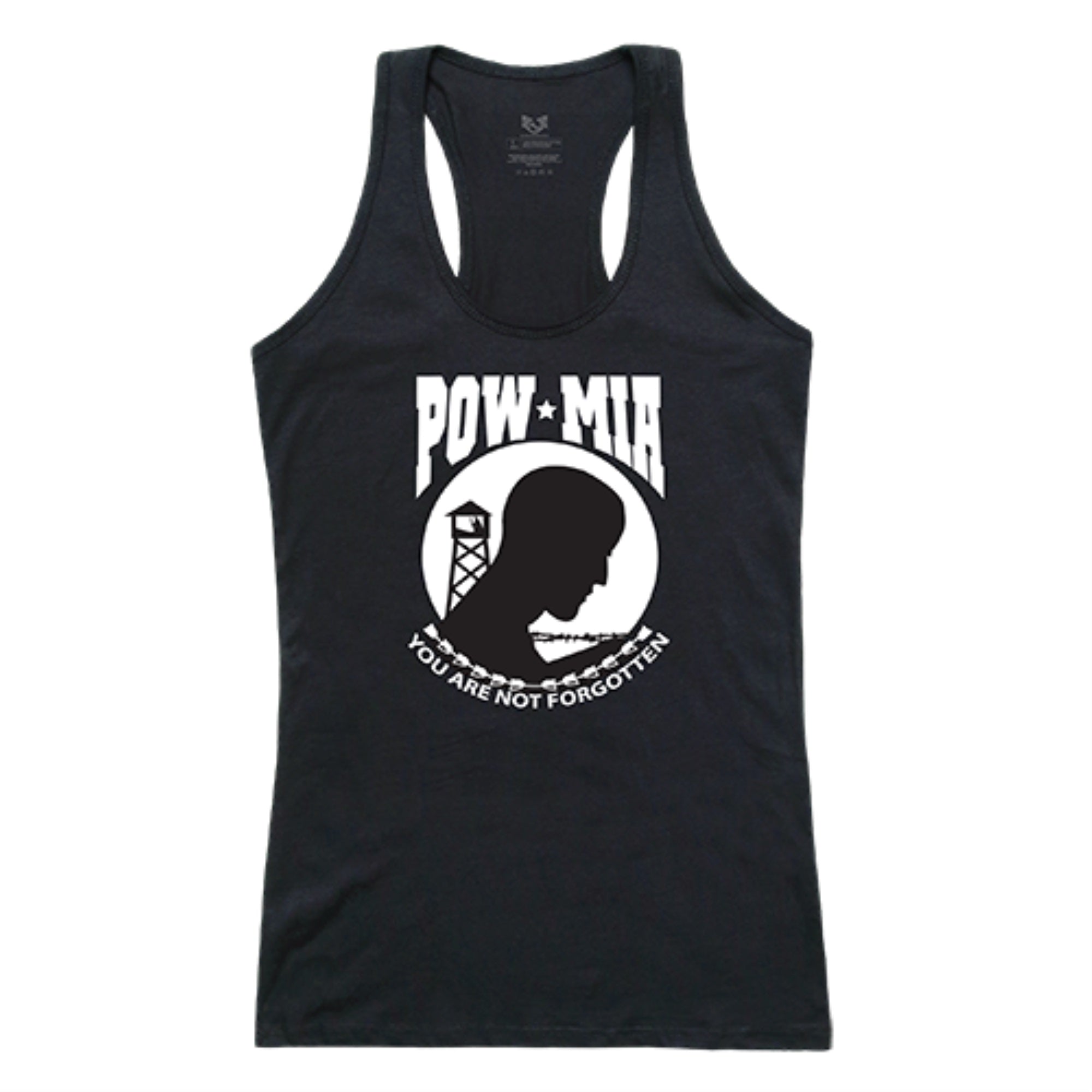 Graphic Tank, POW*MIA, Black, M