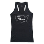 Graphic Tank, PTB American, Black, L