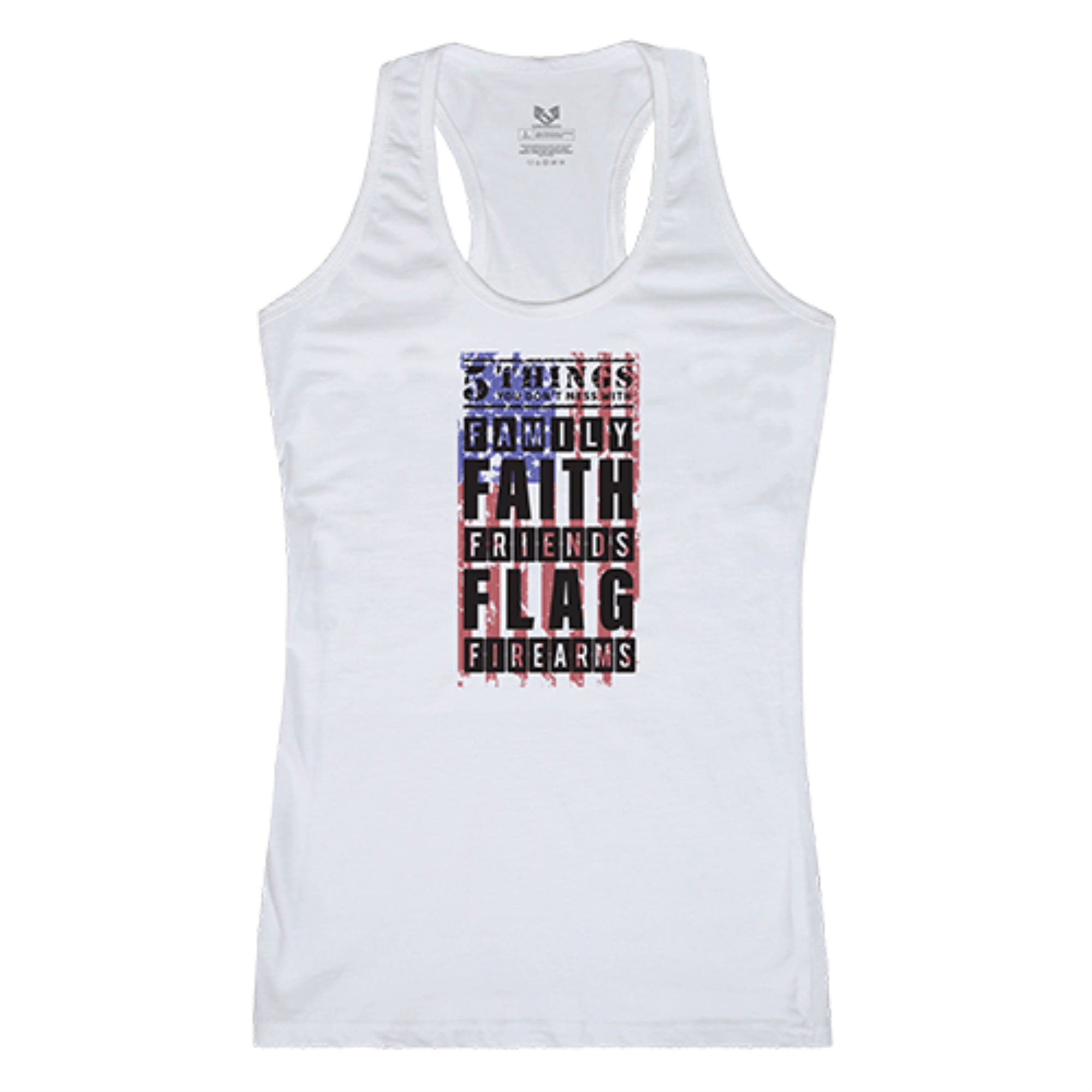 Graphic Tank, 5 Things YDMW 2, White, S