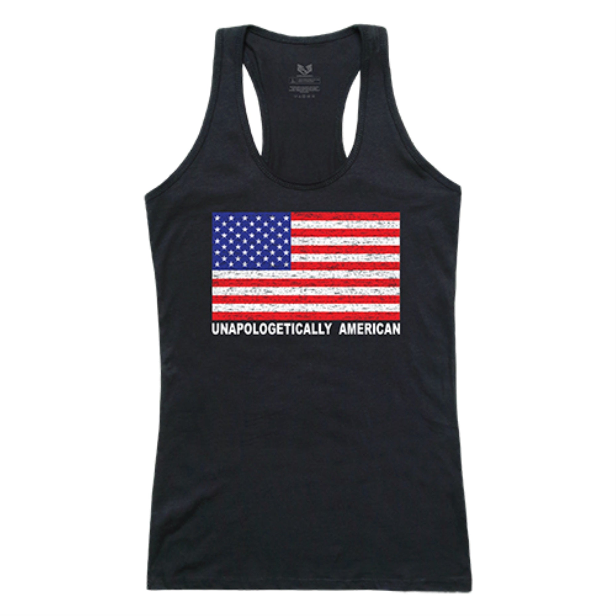 Graphic Tank, Unapologetically, Black, S