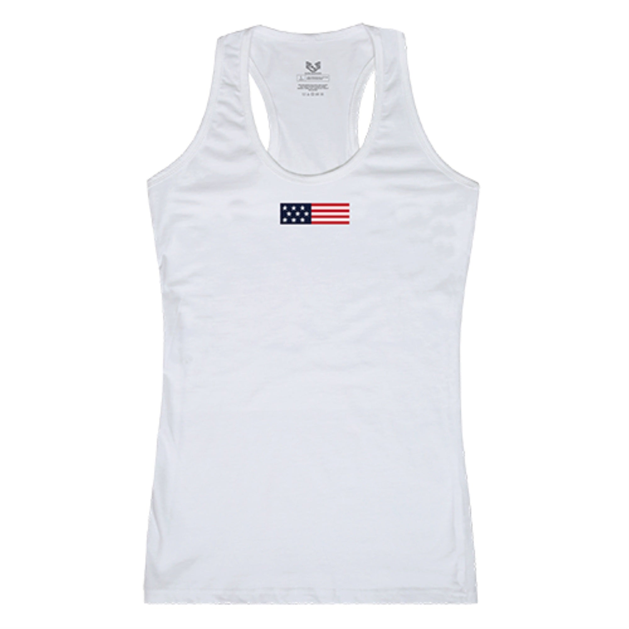 Graphic Tank, US Flag 1, White, L