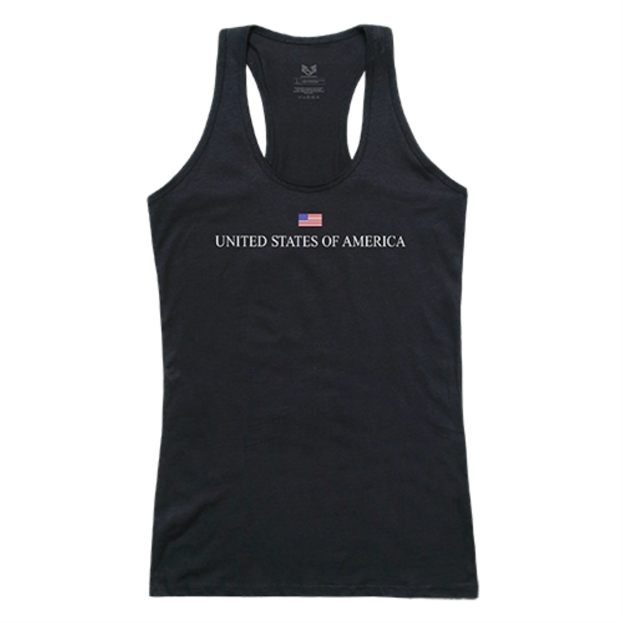 Graphic Tank, USA, Black, 2X