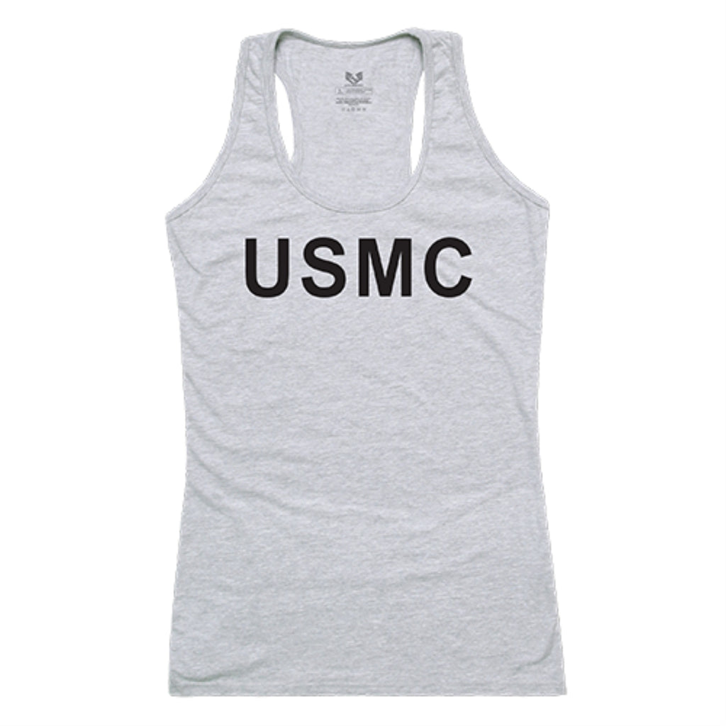 Graphic Tank, USMC, H.Grey, M