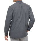 Caviar Pearl Snap Shirt | Long Sleeve