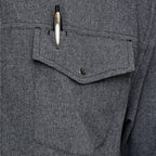 Caviar Pearl Snap Shirt | Long Sleeve
