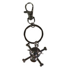 One Piece Straw Hat Sculpted Metal Keychain