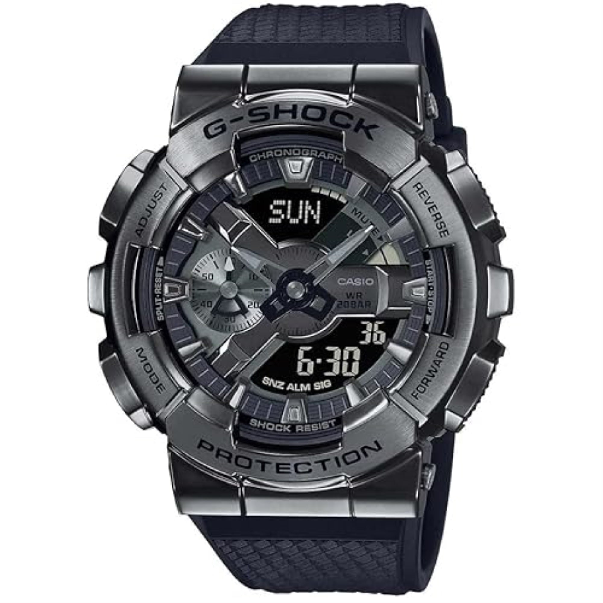 Men's  G-Shock Analog-Digital Watch - GM110-1A with Black Resin Band