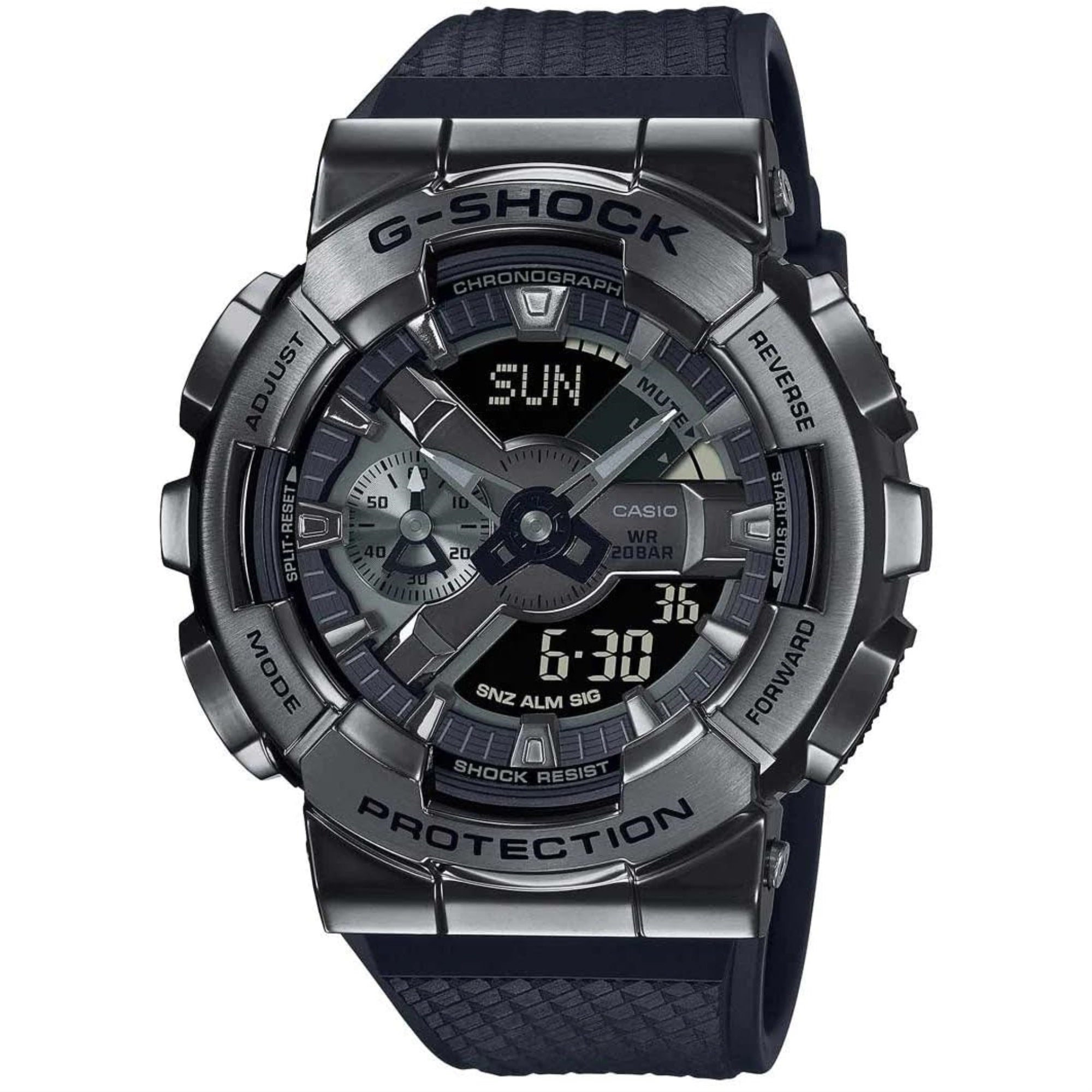 Men's  G-Shock Analog-Digital Watch - GM110-1A with Black Resin Band