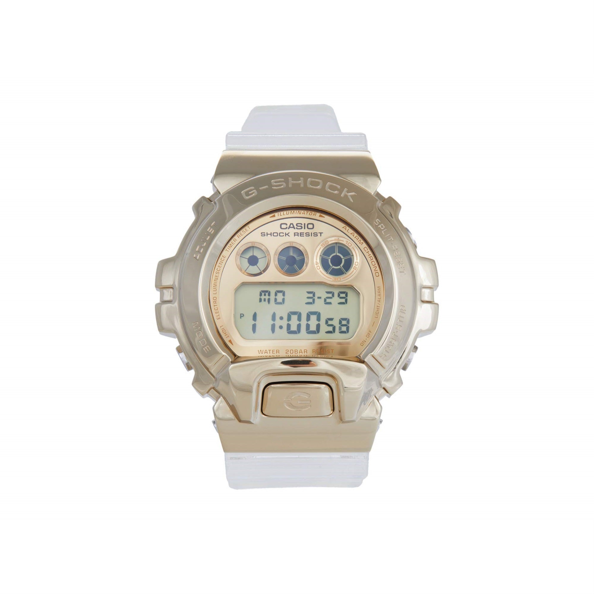 G-Shock GM6900SG-9 Clear/Gold One Size