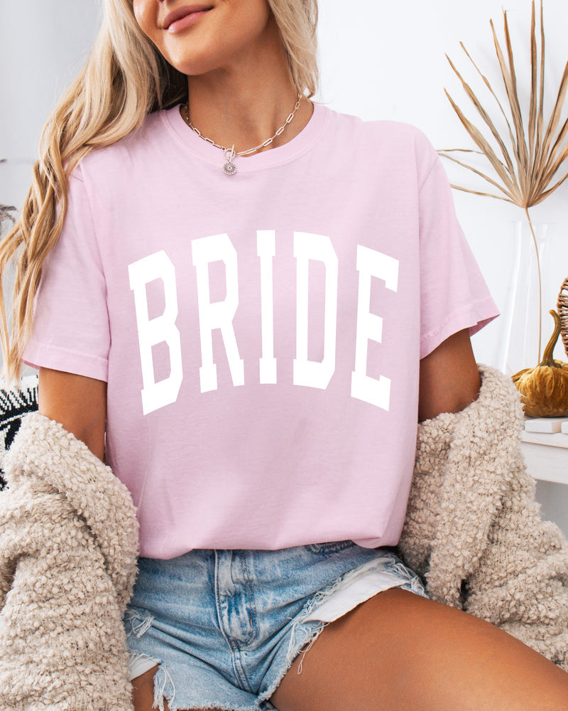 Bride Mrs Honeymoon Comfort Colors Garment Dyed T Shirt