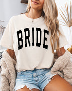 Bride Mrs Honeymoon Comfort Colors Garment Dyed T Shirt