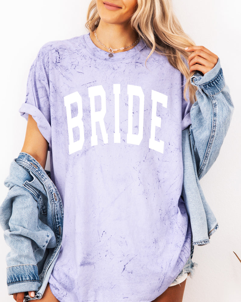 Bride Mrs Honeymoon Comfort Colors Garment Dyed T Shirt