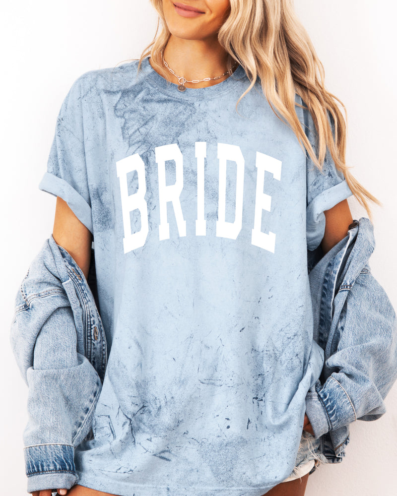 Bride Mrs Honeymoon Comfort Colors Garment Dyed T Shirt