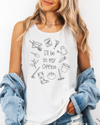 I’ll Be in My Office Gardening Comfort Colors Tank Top – Plant Nature Garden Lover Graphic