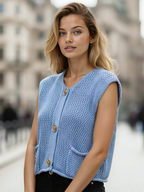 Knit sweater vest