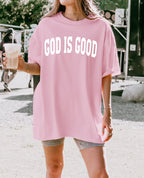 God Is Good Christian Comfort Colors Garment-Dyed T-Shirt – Faith-Inspired Crewneck Tee