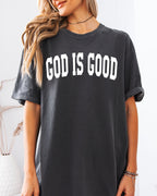 God Is Good Christian Comfort Colors Garment-Dyed T-Shirt – Faith-Inspired Crewneck Tee