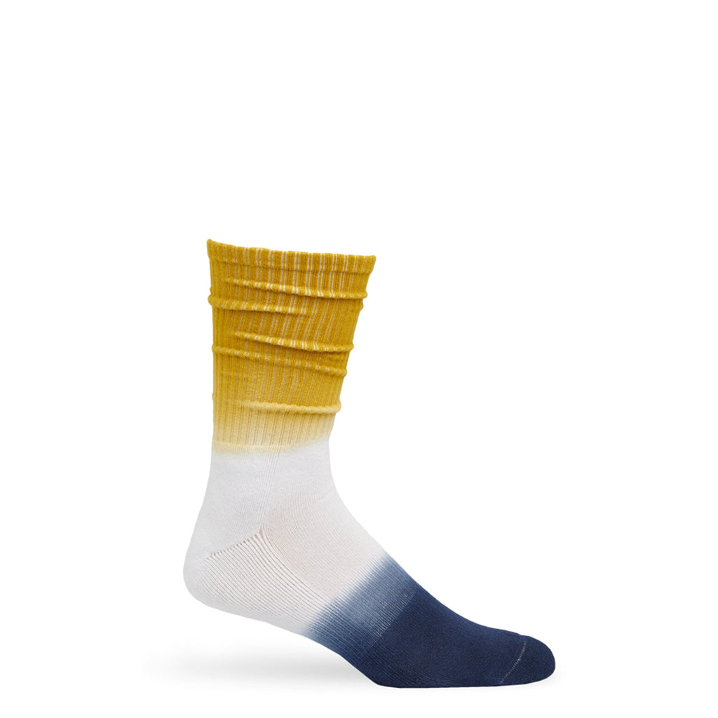 Navy / Gold Dip Casual Socks