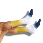Navy Gold Casual Socks 4 Pack