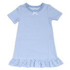 The Claire — Blue Micro Stripe