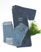 Grow In Grace Comfort Colors Pocket T-Shirt – Christian Pro-Life Faith Graphic Tee