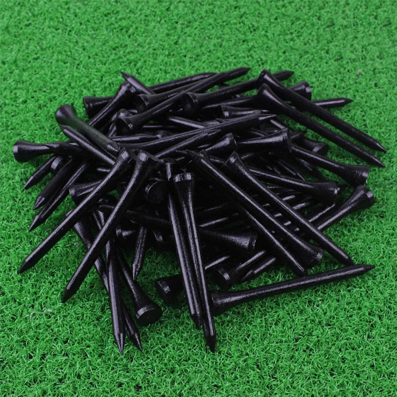 CRESTGOLF 70MM Bamboo Golf Tee 2-3/4 Inch Golf Supplies Accessories Pack of 100pcs
